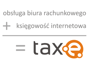 Biuro rachunkowe + księgowość internetowa = TAXE